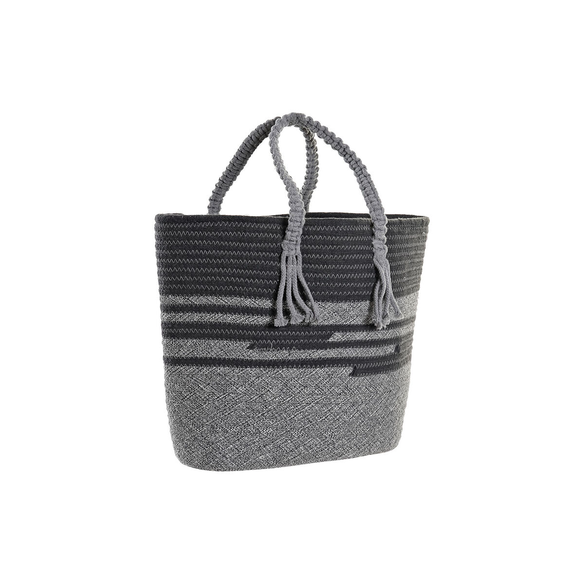 Väska DKD Home Decor 48 x 16 x 36 cm Grå - 4