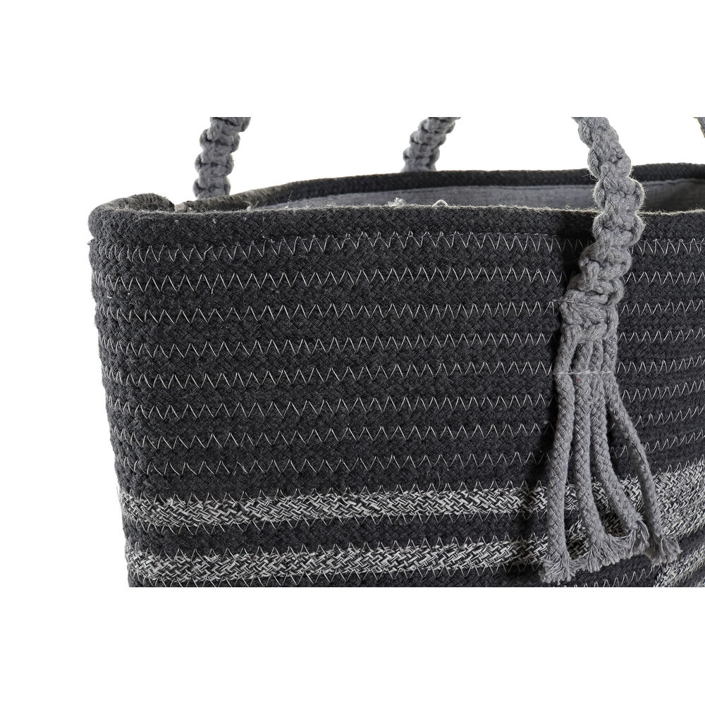Väska DKD Home Decor 48 x 16 x 36 cm Grå - 3
