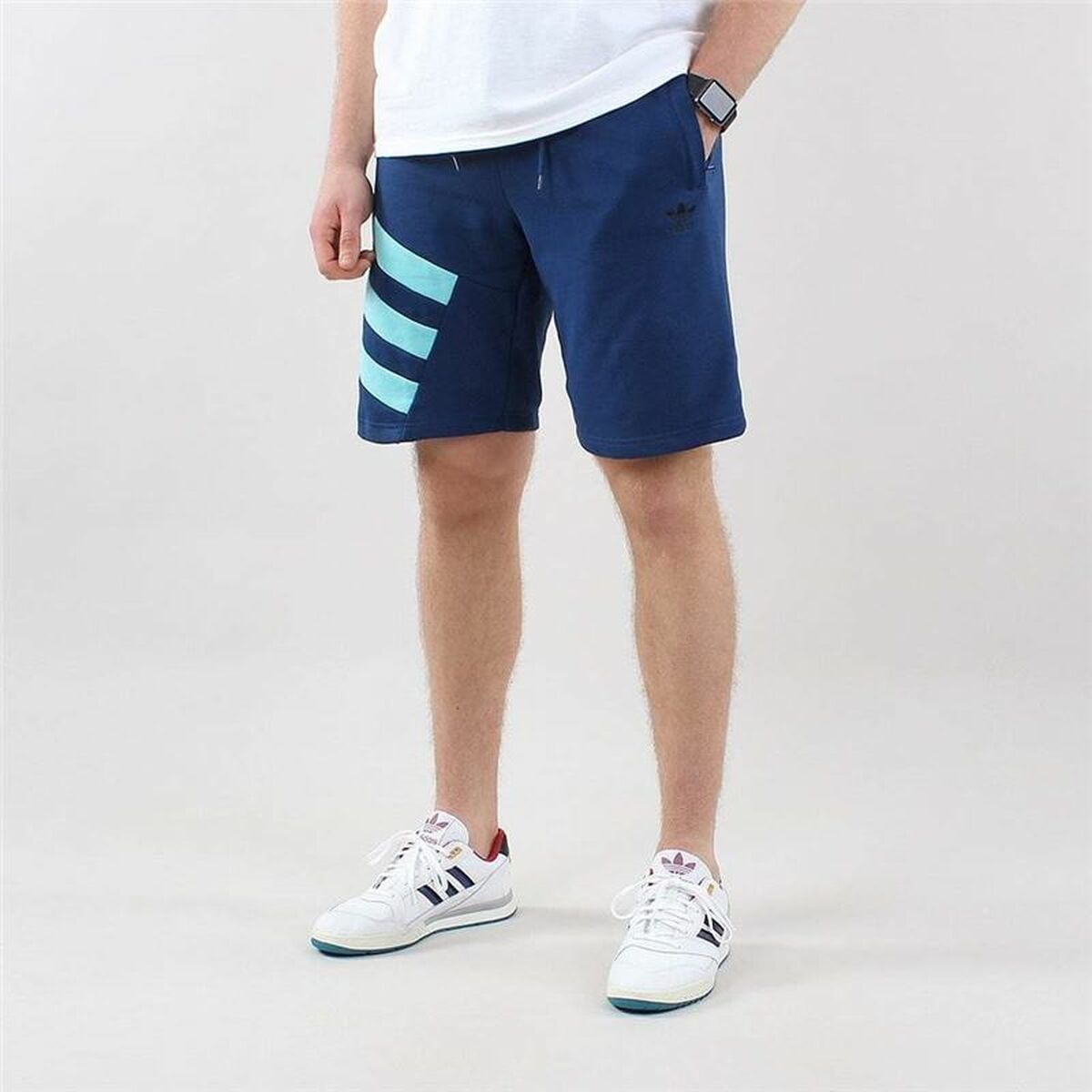 Sportshorts för män Adidas Sportive Nineties Blå - 10