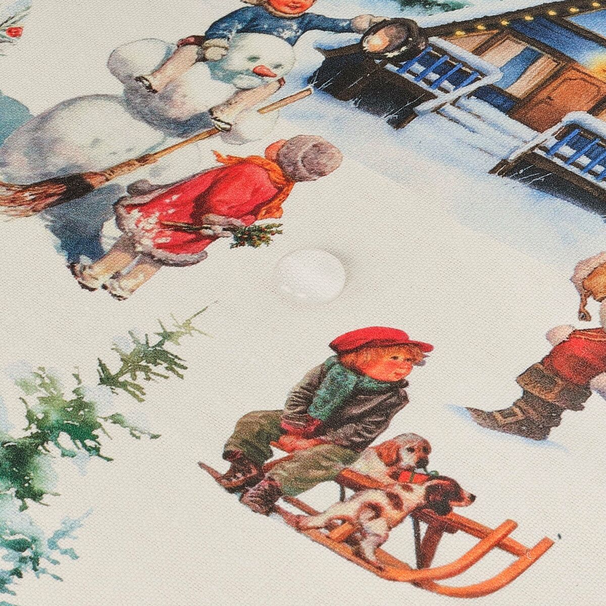 Fläckresistent bordsduk i harts Belum  Christmas Landscape Multicolour 150 x 150 cm - 6