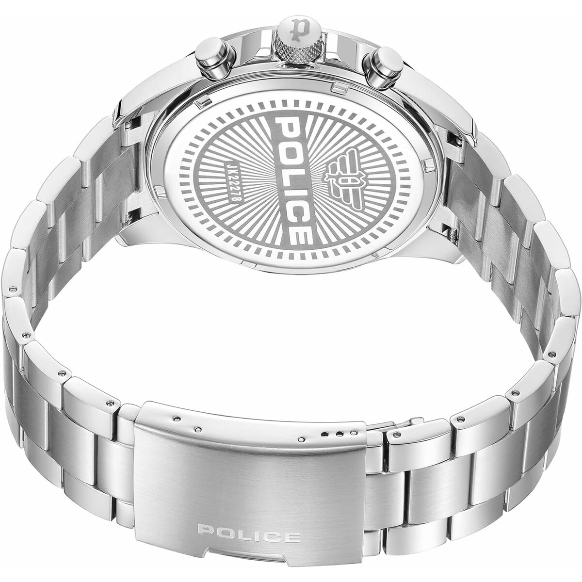 Herrklocka Police PEWJK2227806 Svart Silvrig - 4