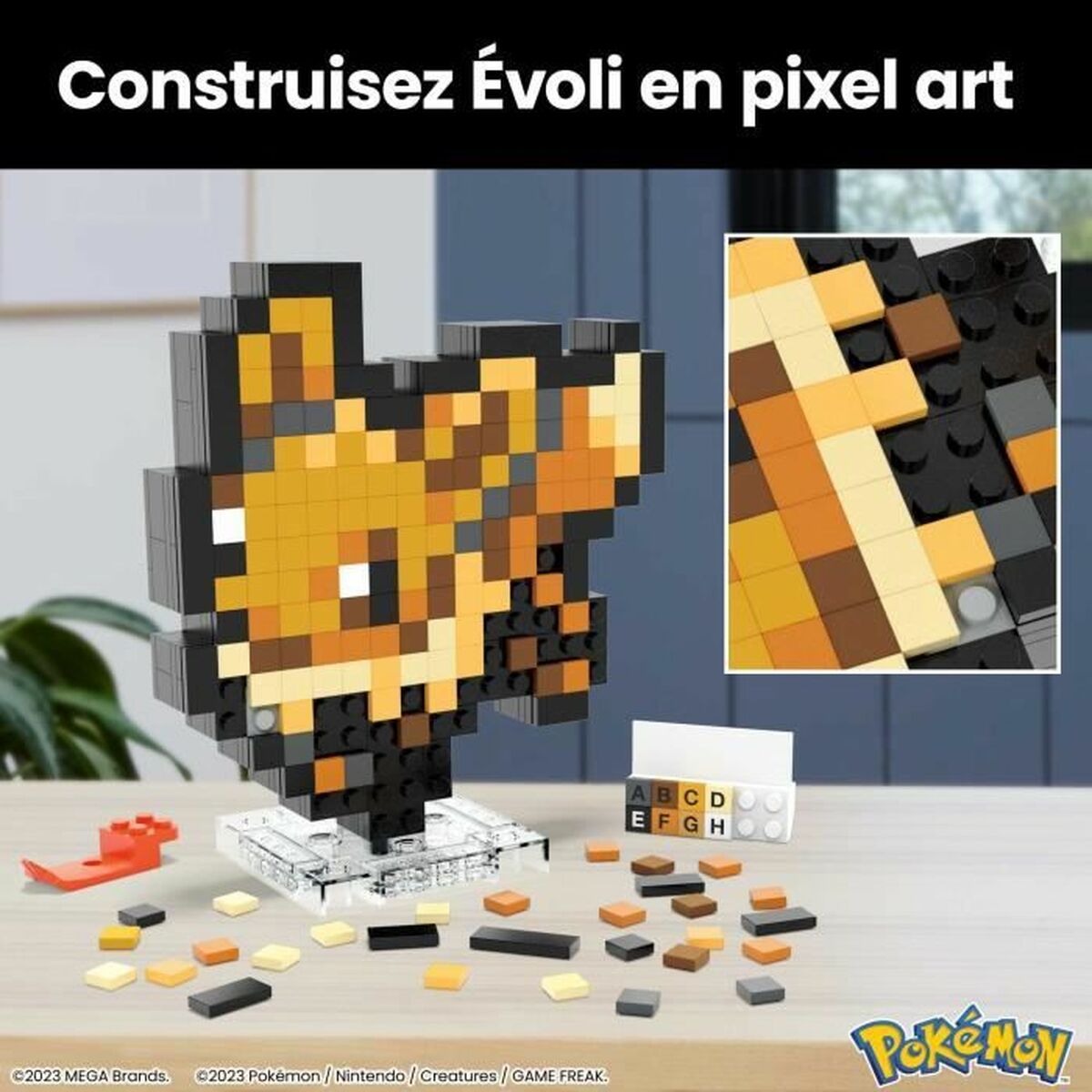 Byggsats MEGA BRANDS Pokémon Eevee - 4