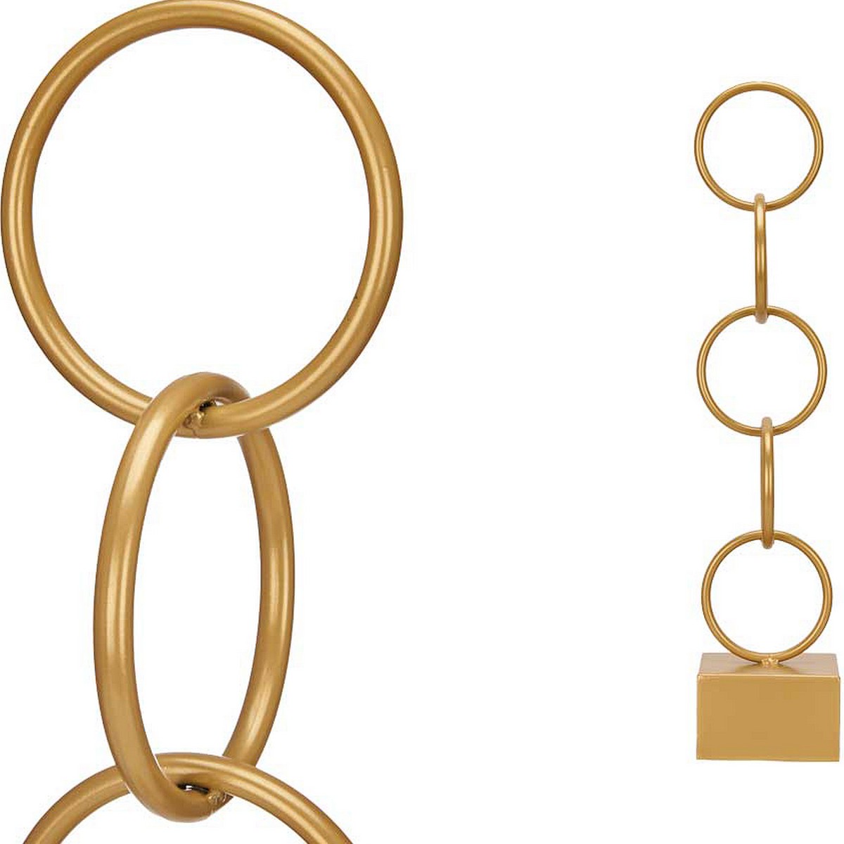 Prydnadsfigur Gift Decor Gyllene Ringar 12,5 x 60,5 x 12,5 cm - 4