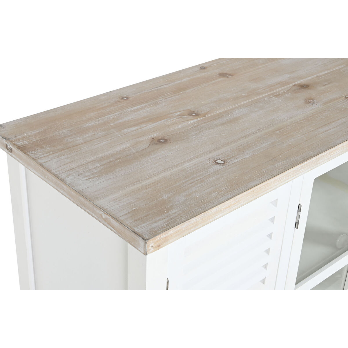 Skänk DKD Home Decor Vit Gran Trä MDF 130 x 40 x 80 cm - 9