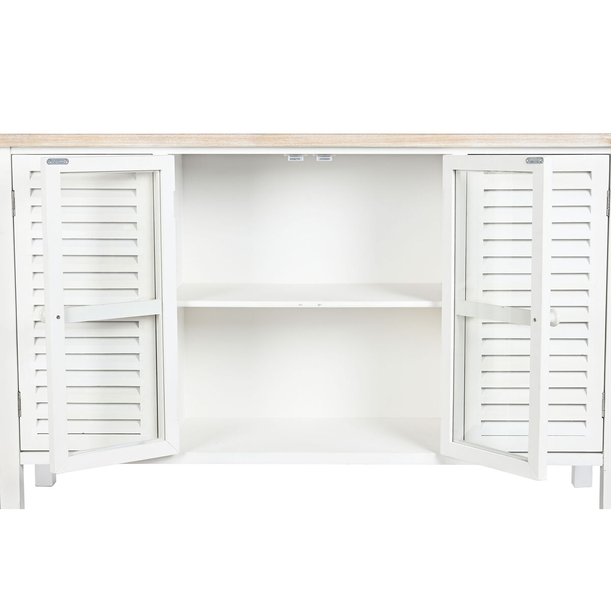 Skänk DKD Home Decor Vit Gran Trä MDF 130 x 40 x 80 cm - 7