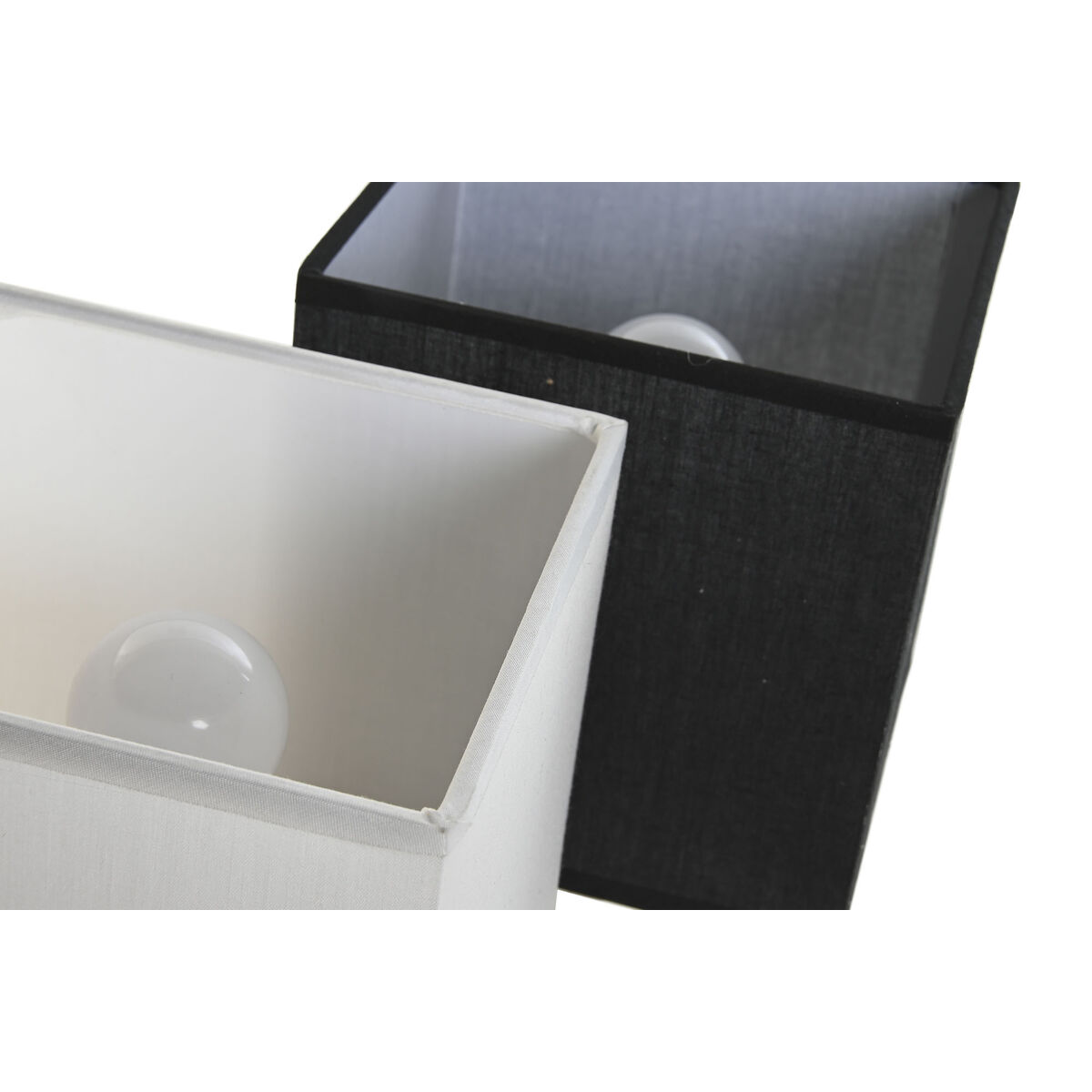 Vägglykta DKD Home Decor Vit Svart Gyllene 50 W 220 V 15 x 19 x 27 cm 15 x 19 x 30 cm (2 antal) - 3