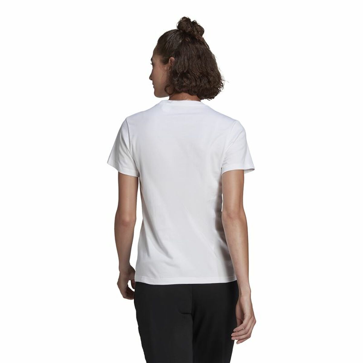 T-shirt med kortärm Dam Adidas GL0649 Vit (XS) - 3