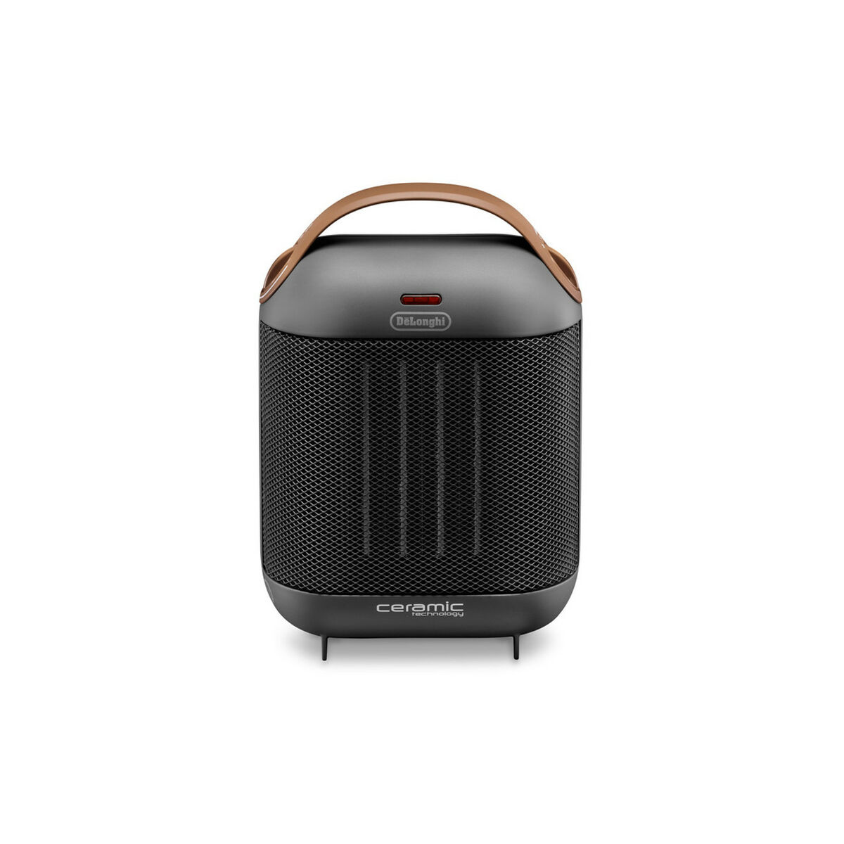 Bärbar keramikvärmare DeLonghi HFX30C18IW Svart Grå Antracitgrå 1800 W - 2