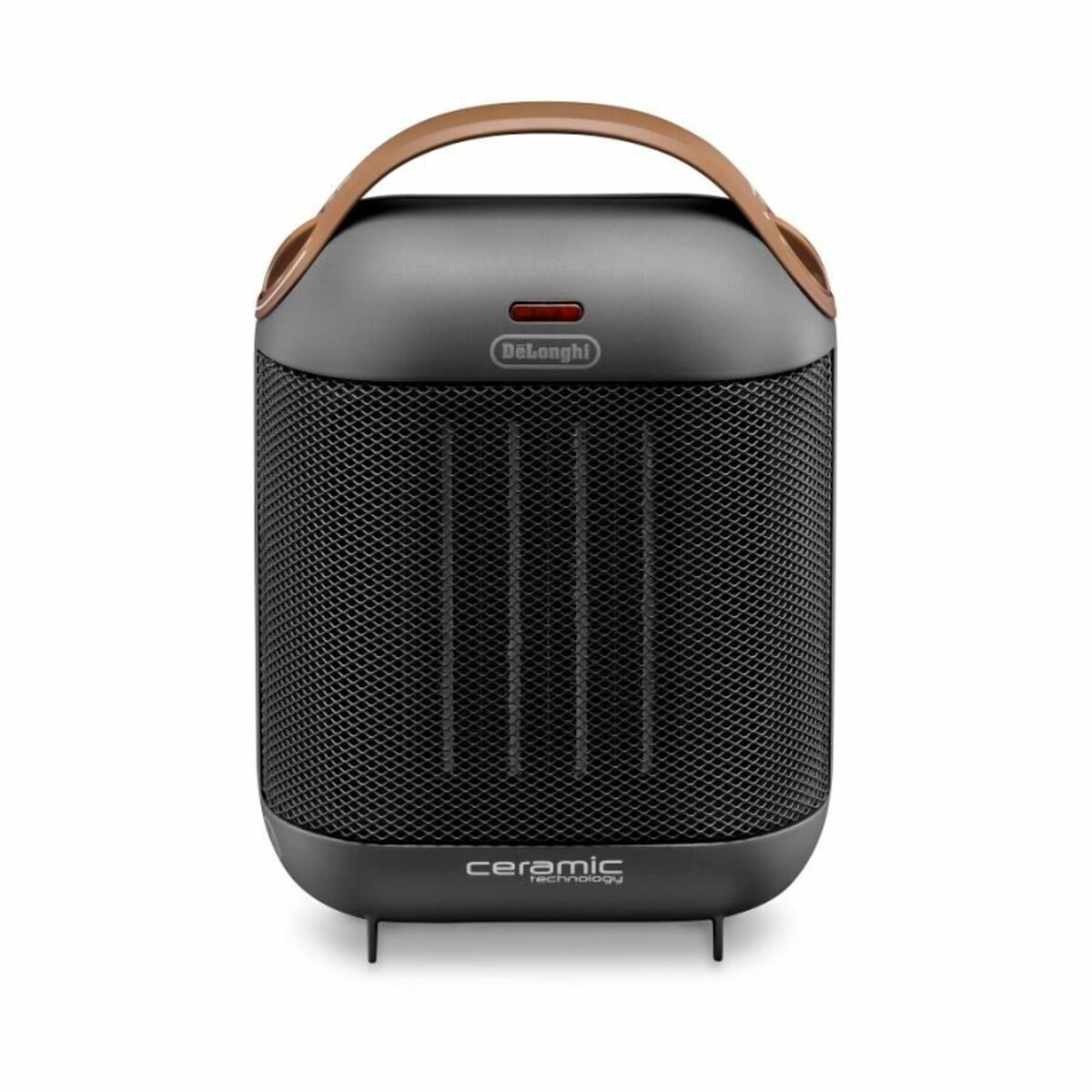 Bärbar keramikvärmare DeLonghi HFX30C18IW Svart Grå Antracitgrå 1800 W