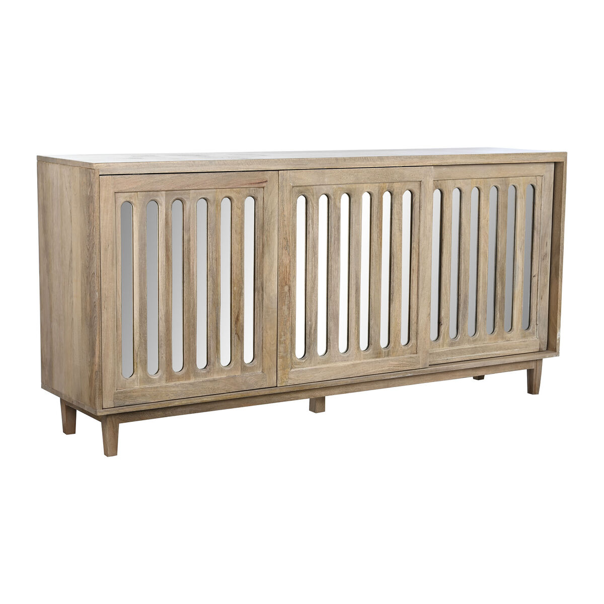 Skänk DKD Home Decor Brun Mangoträ Speglar 175 x 40,5 x 83,5 cm