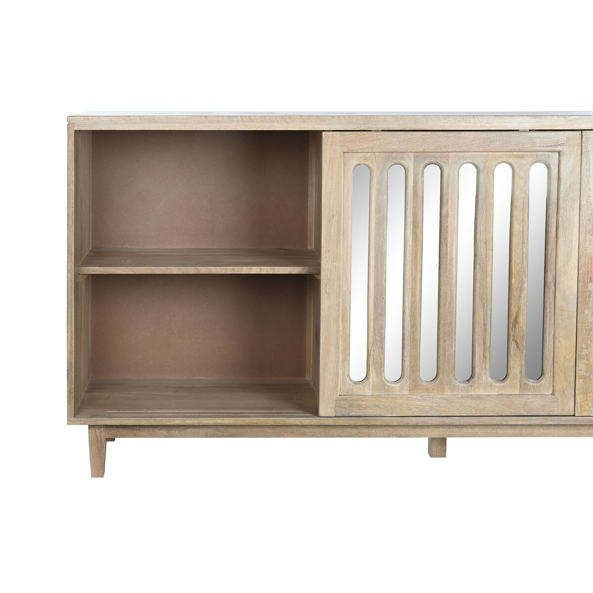 Skänk DKD Home Decor Brun Mangoträ Speglar 175 x 40,5 x 83,5 cm - 4