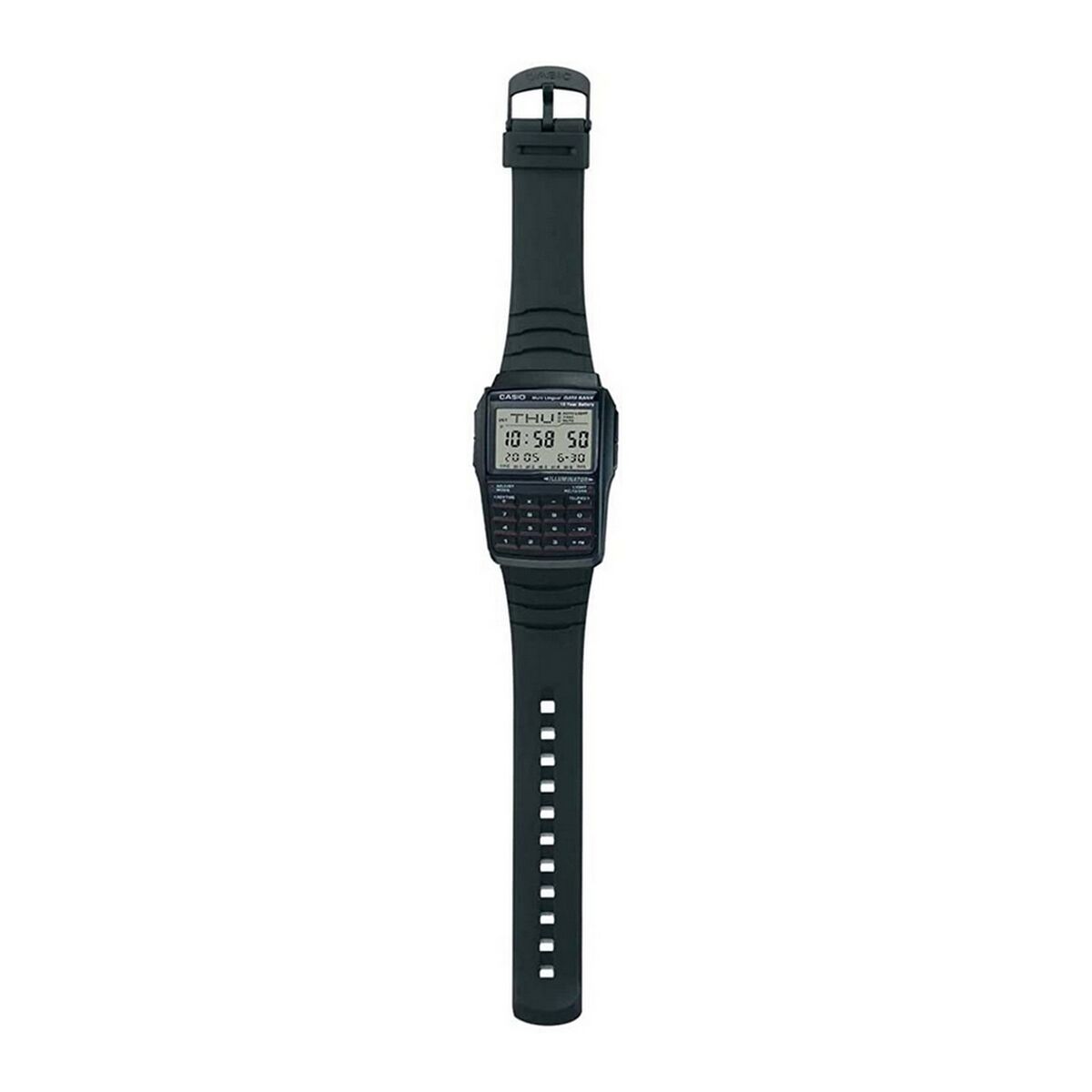 Herrklocka Casio DATABANK CALCULATOR Svart Grå - 5