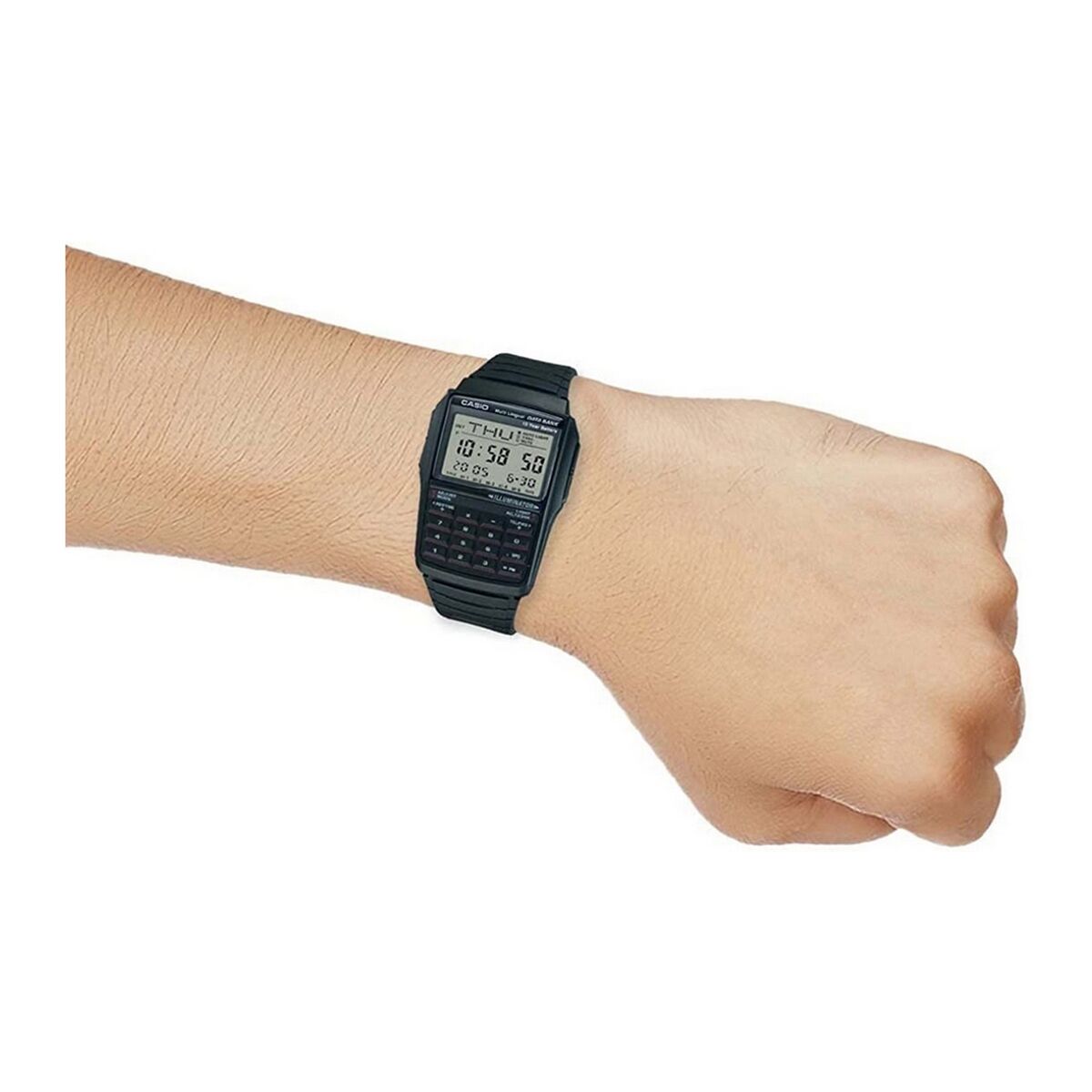 Herrklocka Casio DATABANK CALCULATOR Svart Grå - 6