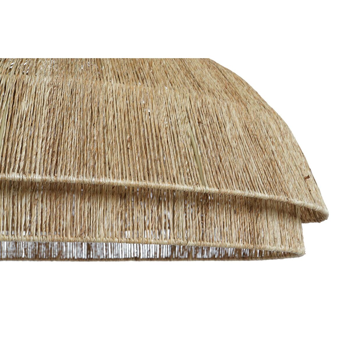 Taklampa DKD Home Decor Ljusbrun Jute Järn 50 W 80 x 80 x 33 cm - 2