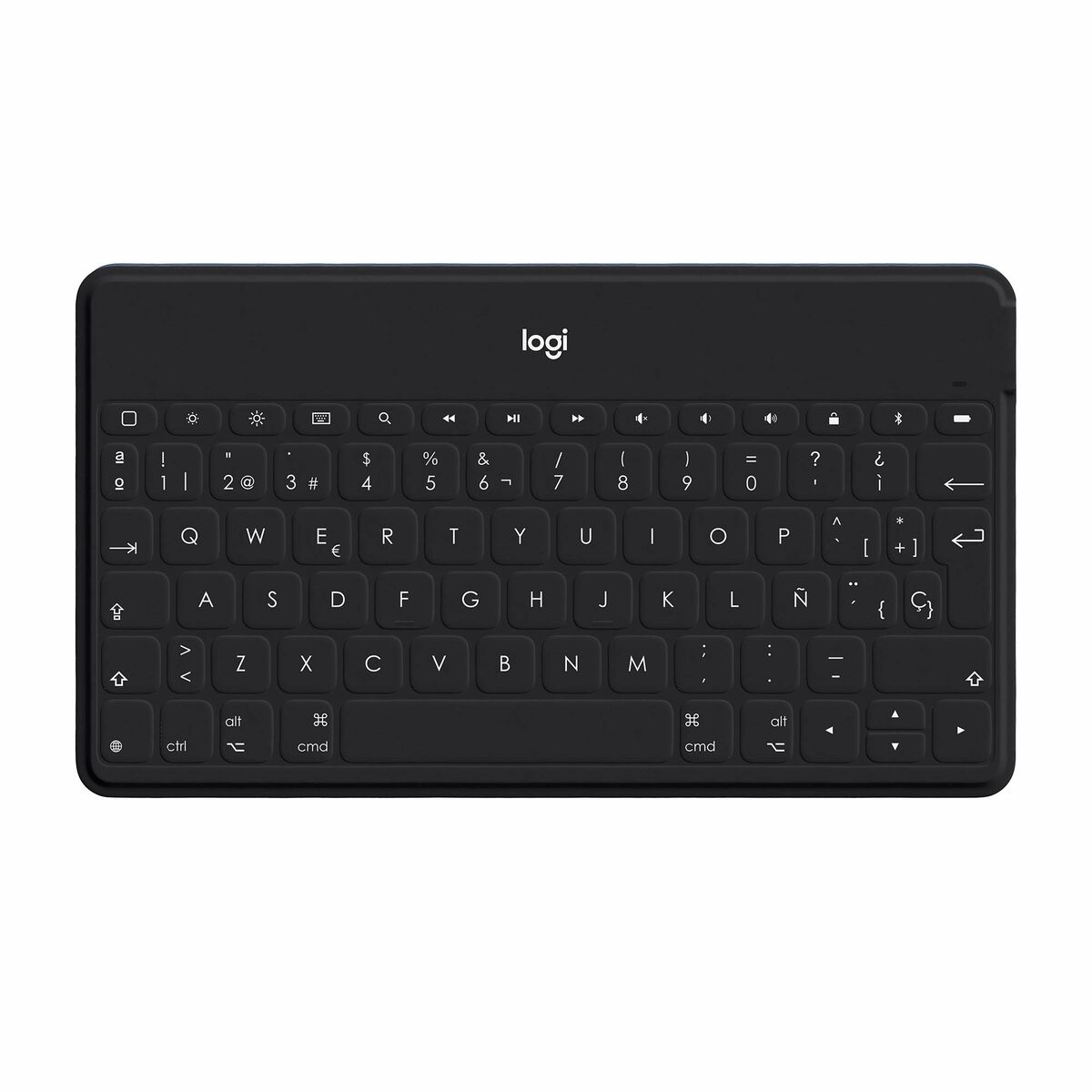 Bluetooth-tangentbord med tabletthållare Logitech Svart (Renoverade D)