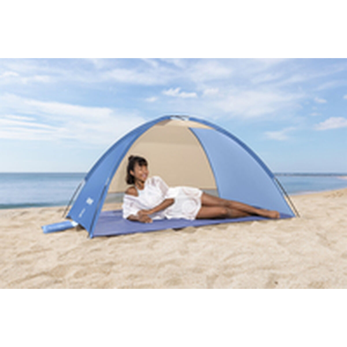 Bestway Tält Polyester Glasfiber UPF 80+ 200x120x95 cm Camping och Strand 68105 - 7