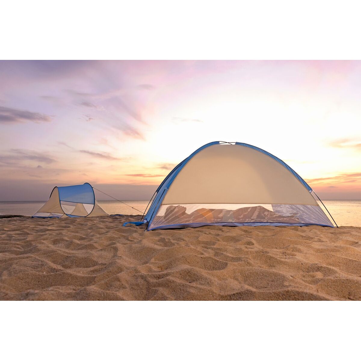 Bestway Tält Polyester Glasfiber UPF 80+ 200x120x95 cm Camping och Strand 68105 - 14