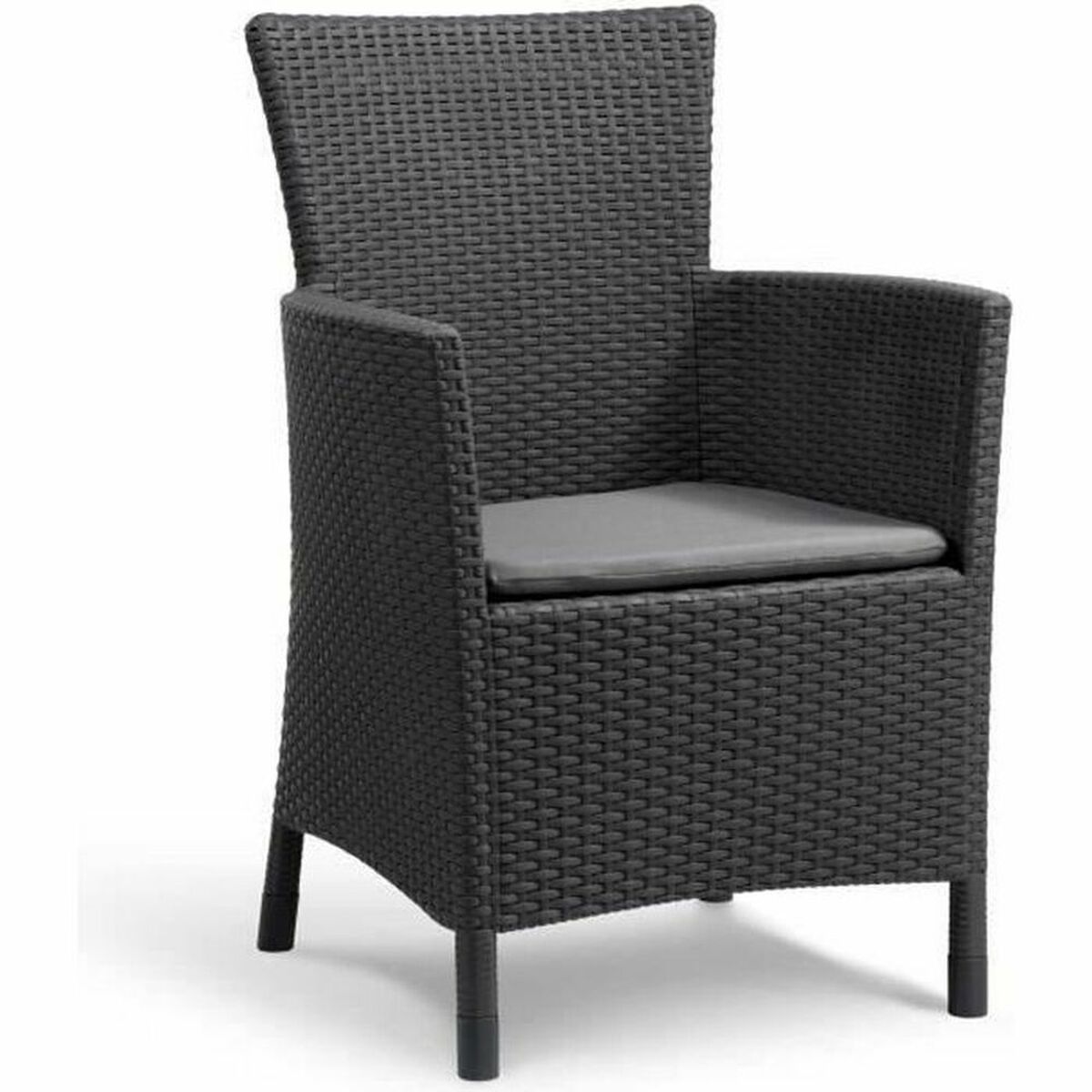 Trädgårdssoffa Allibert by KETER 215526 Grå 62 x 60 x 89 cm