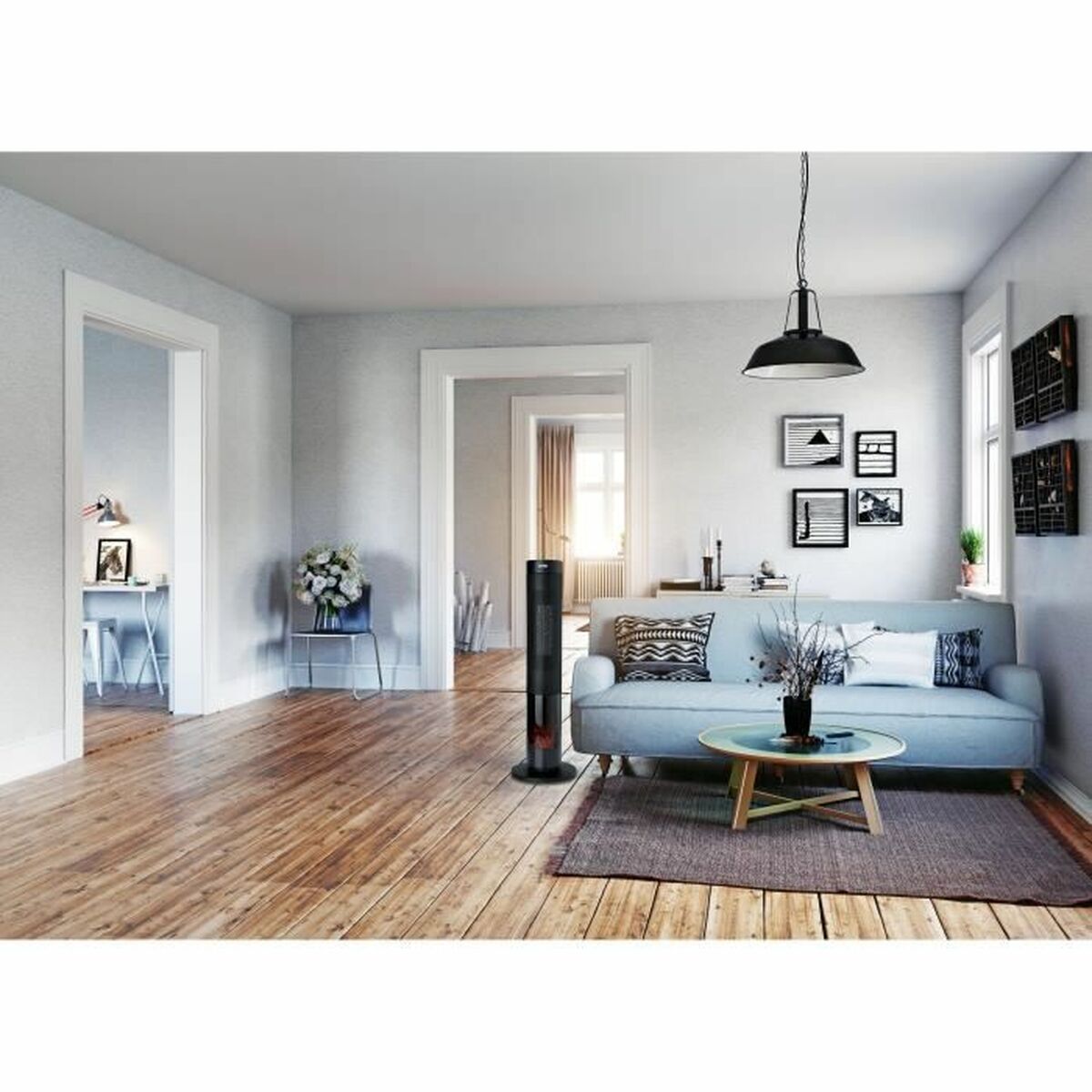 Elektriskt keramiskt värmeelement DOMO DO7345H Svart 2000 W - 2