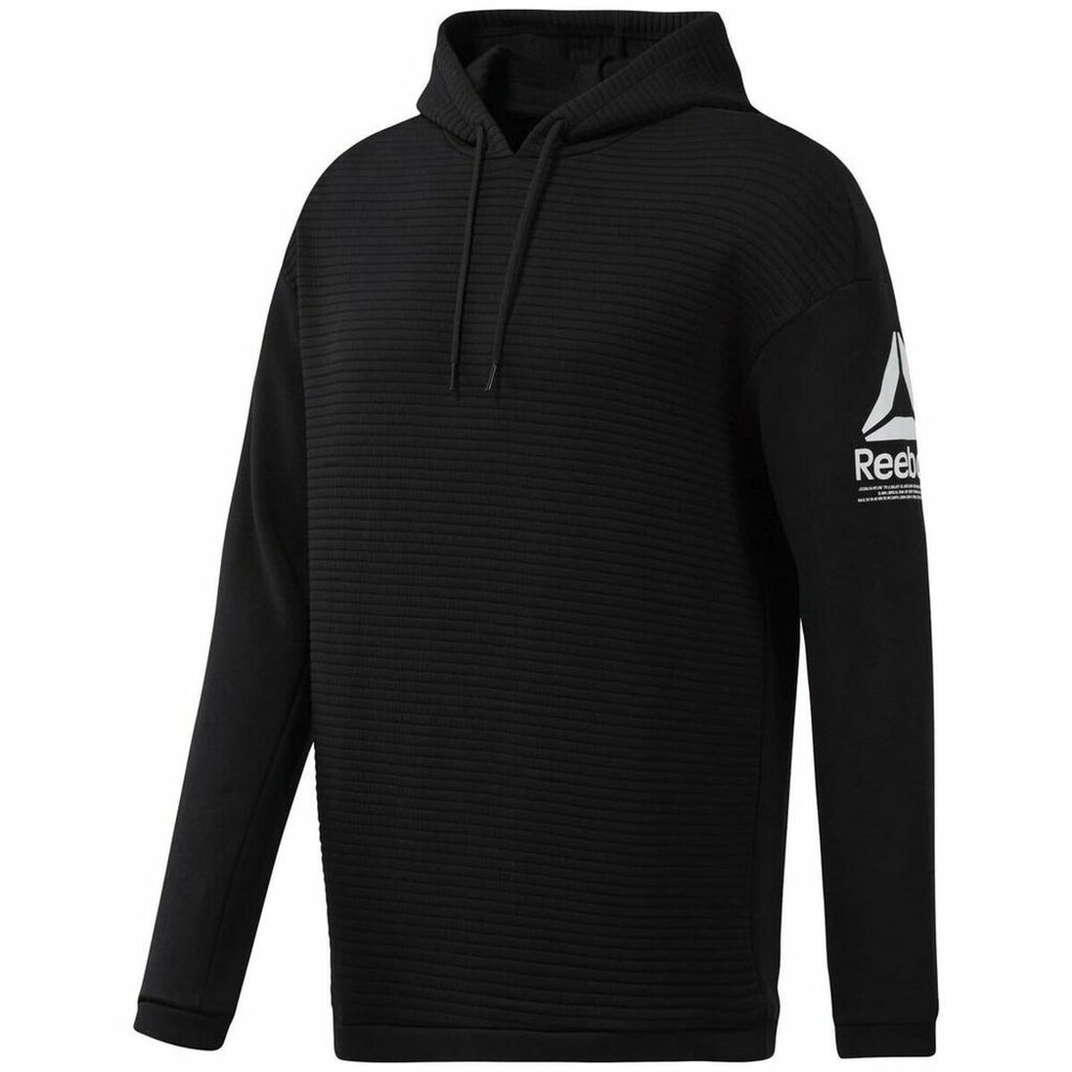 Tröja med huva Herr Reebok  FLEECE OTH HOOD EC0880 Svart - 9