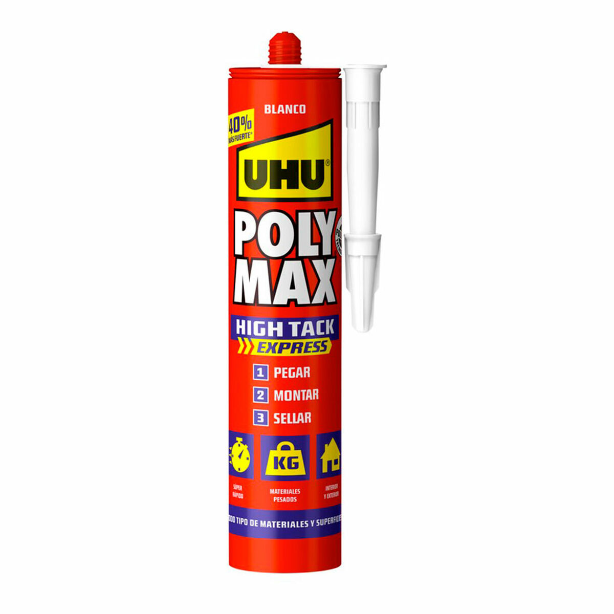 Förseglare/självhäftning UHU 7000131 Poly Max High Tack Express Vit 440 g - 2