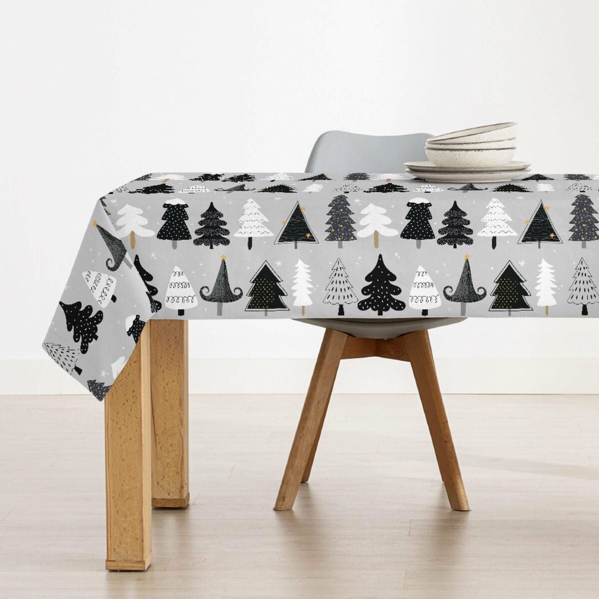 Fläckresistent bordsduk i harts Belum Noel Multicolour 300 x 150 cm - 3