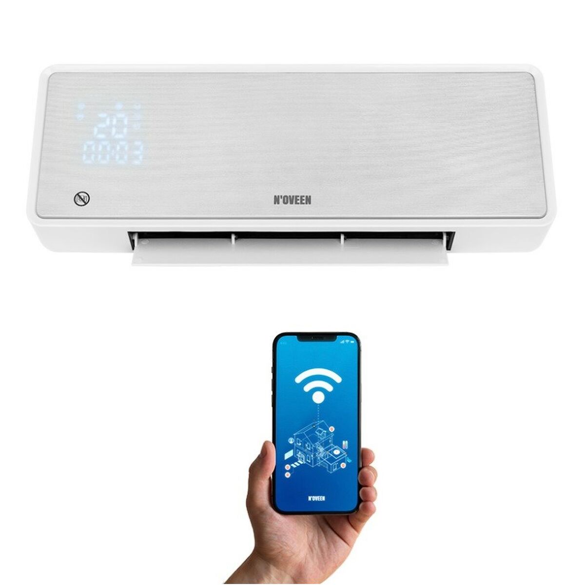Konvektionselement N'oveen HC3299 Vit 2000 W