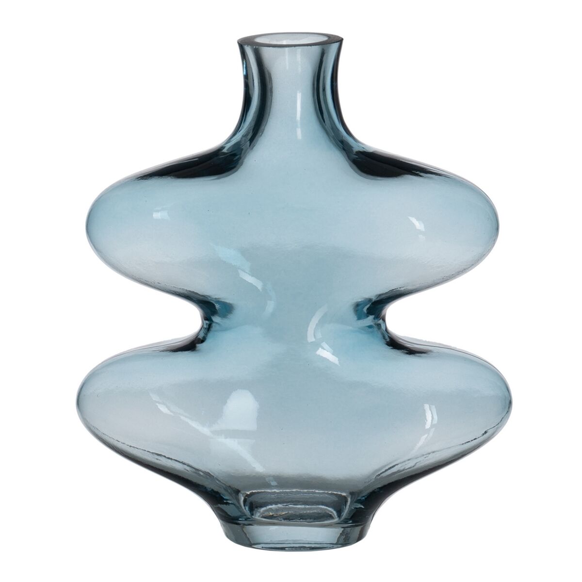 Vas Blå Glas 18 x 7,5 x 21,5 cm