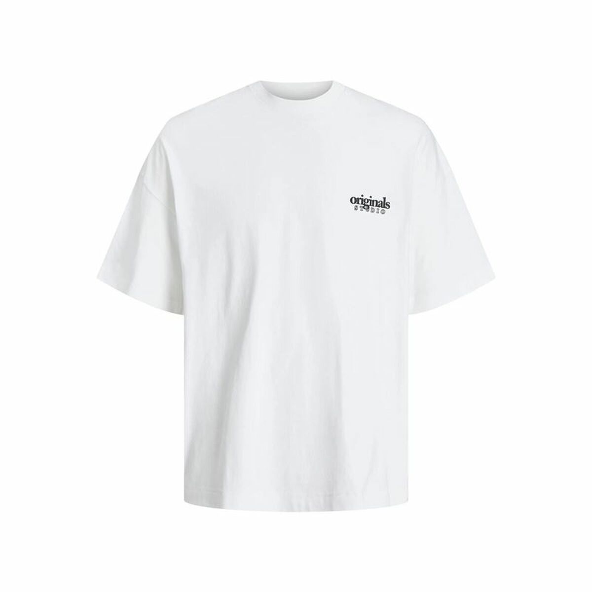 T-shirt med kortärm Herr Jack & Jones bari Back Vit Män