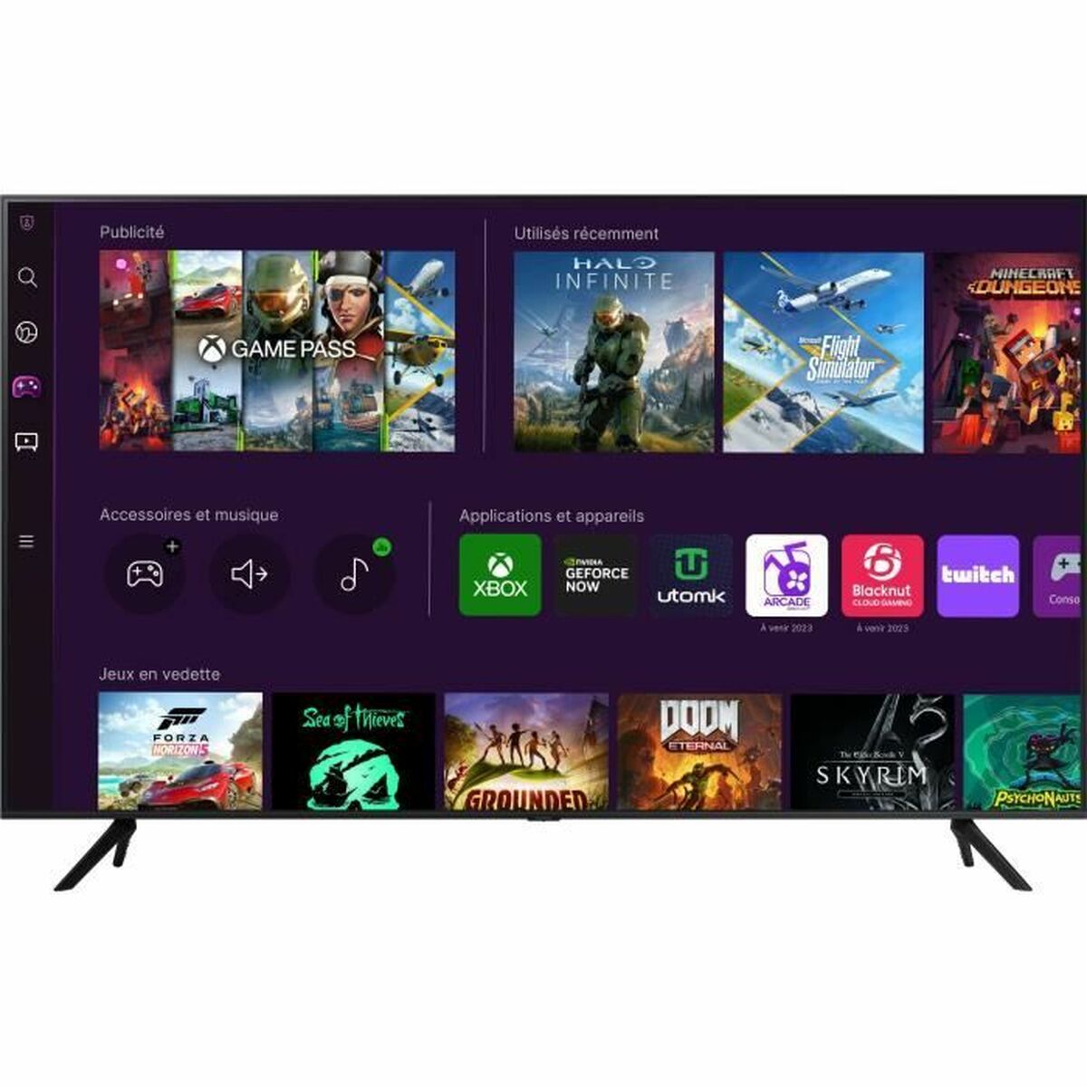 Smart TV Samsung TU43CU7025KXXC 4K Ultra HD 43" LED HDR - 3