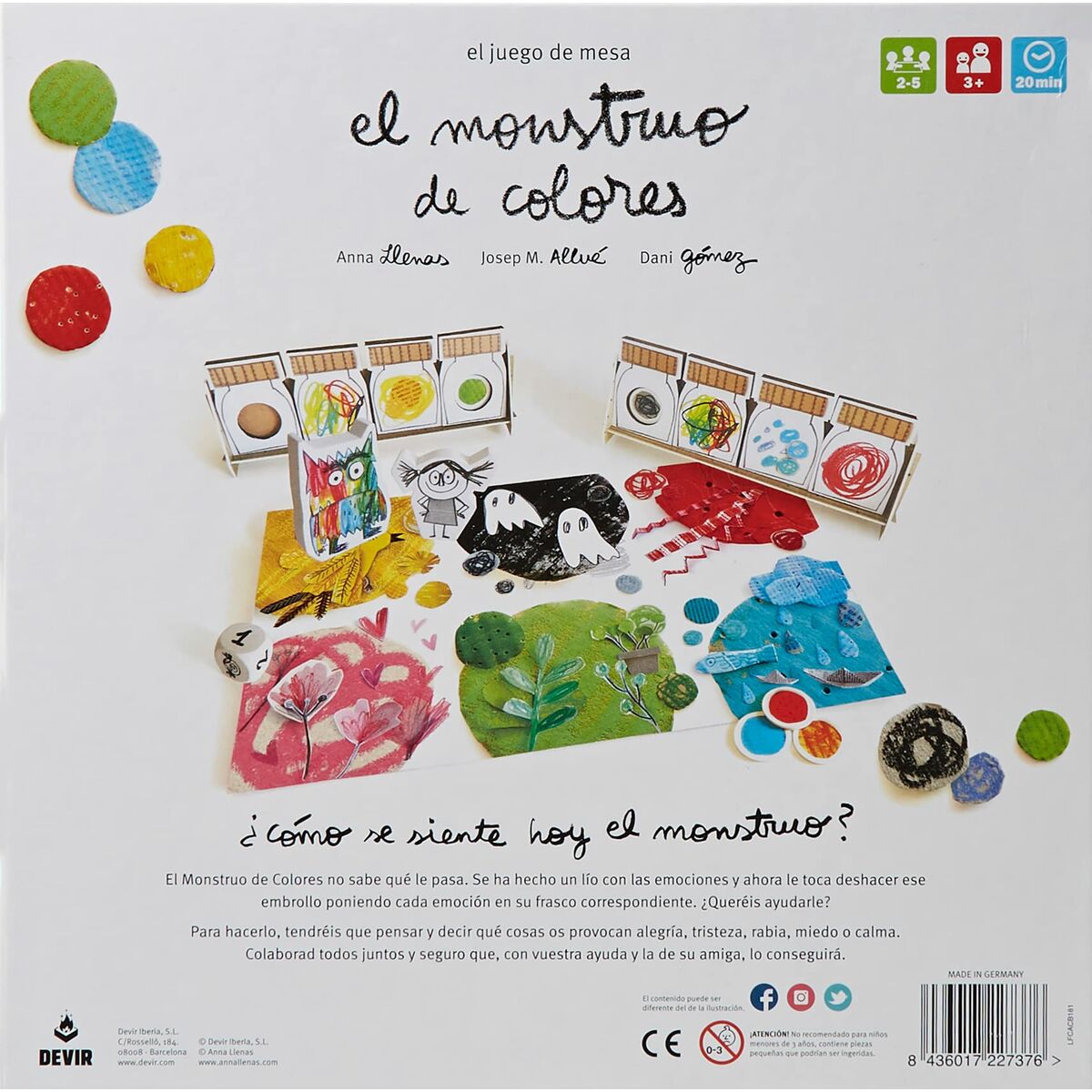 Sällskapsspel El Monstruo de Colores Devir BGMONSP (ES) - 3
