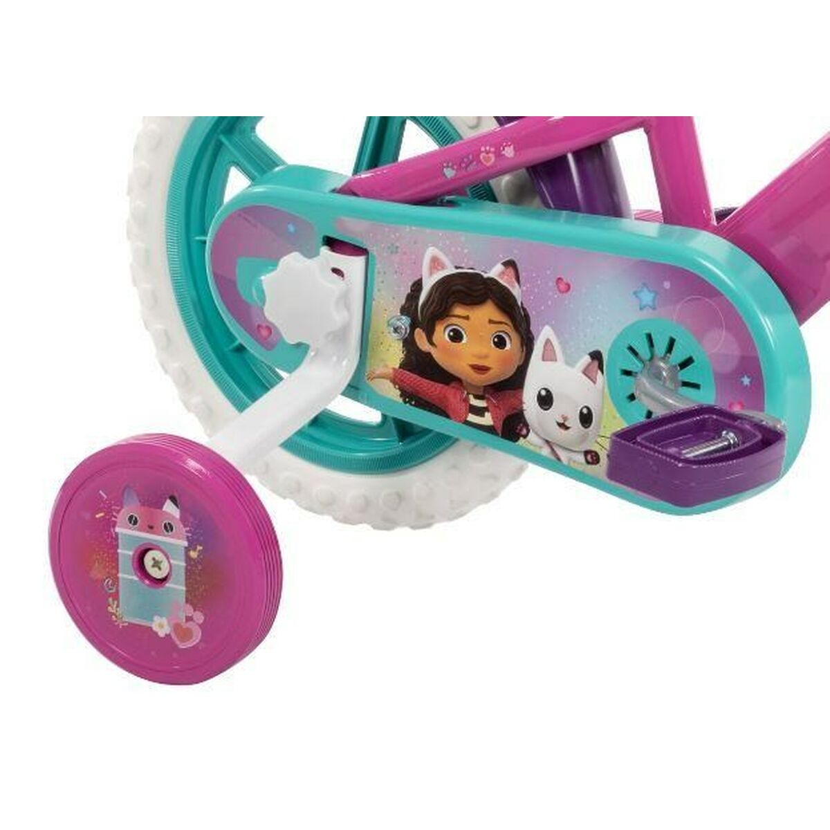 Barncykel Huffy 22493W Vit Rosa - 5