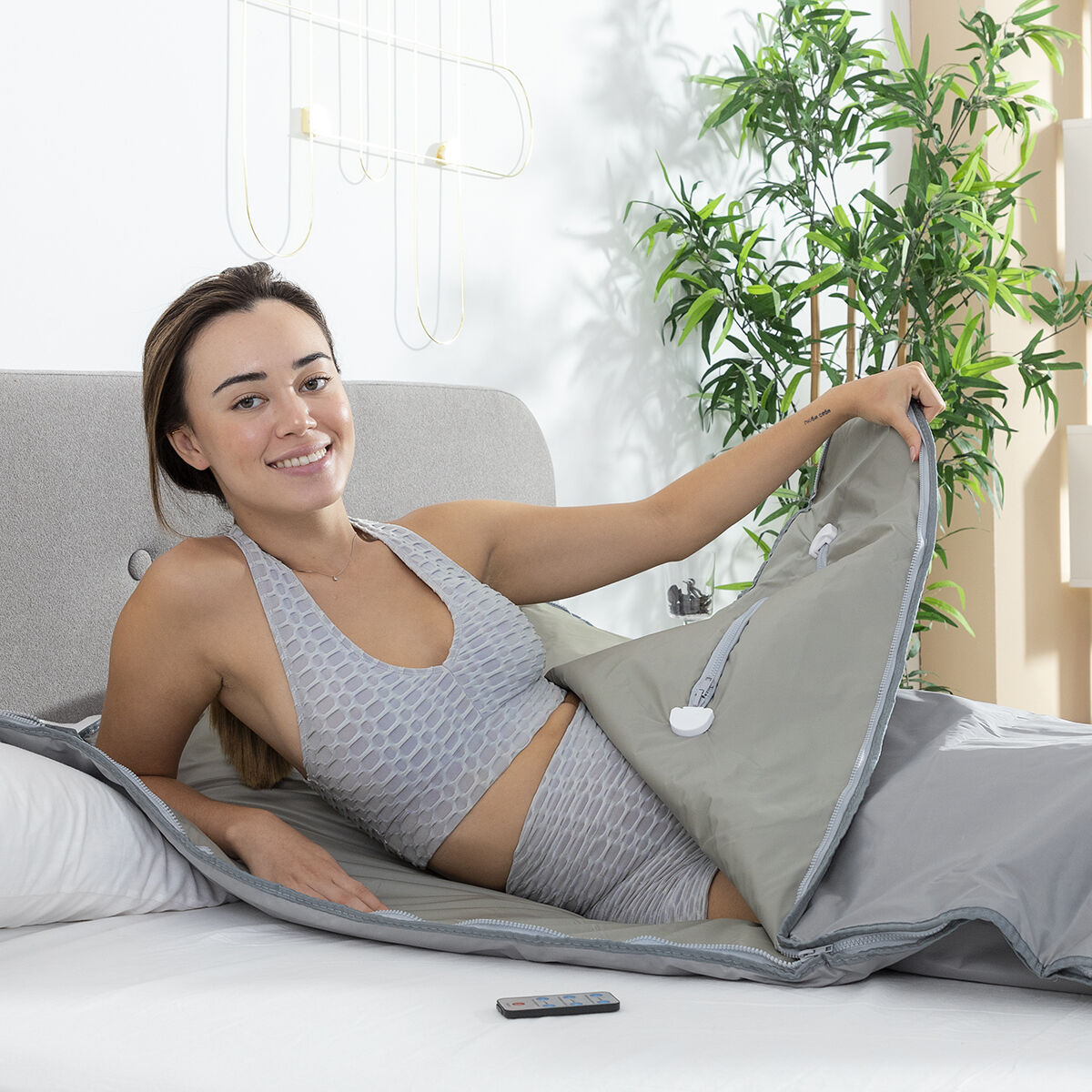Långt infraröd uppvärmd bastufilt Bedna InnovaGoods - 13