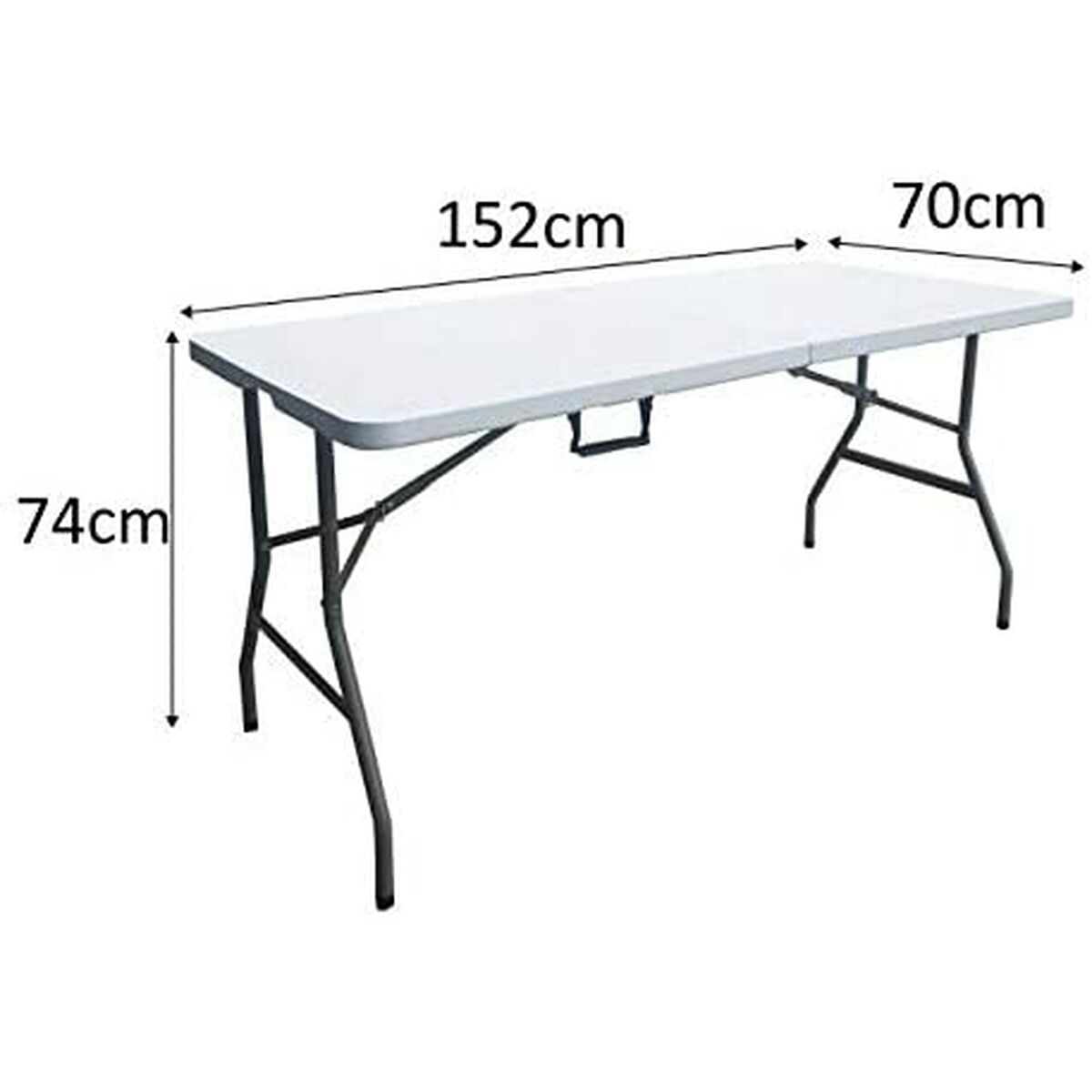 Fällbord ZJF152CZ 152 x 70 x 74 cm - 6