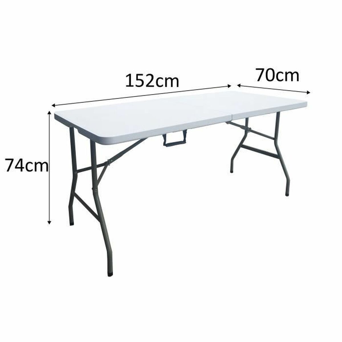 Fällbord ZJF152CZ 152 x 70 x 74 cm - 3