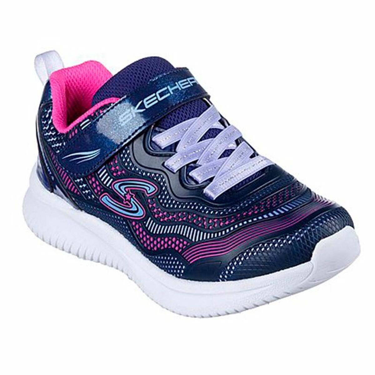 Sportskor för barn Skechers Jumpsters Marinblå - 3