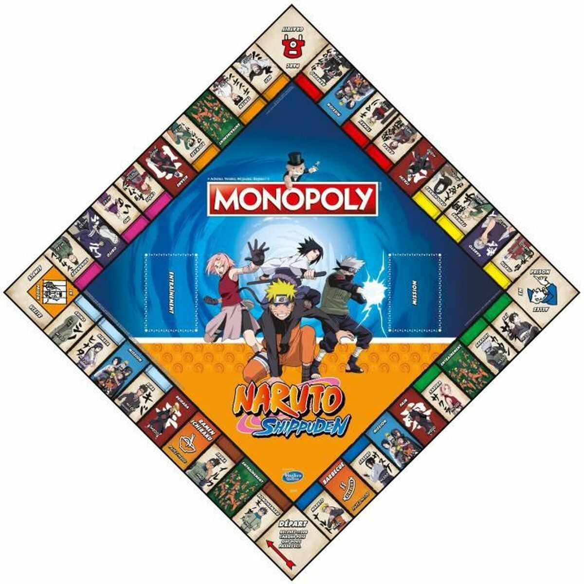 Sällskapsspel Winning Moves MONOPOLY Naruto (FR) - 2