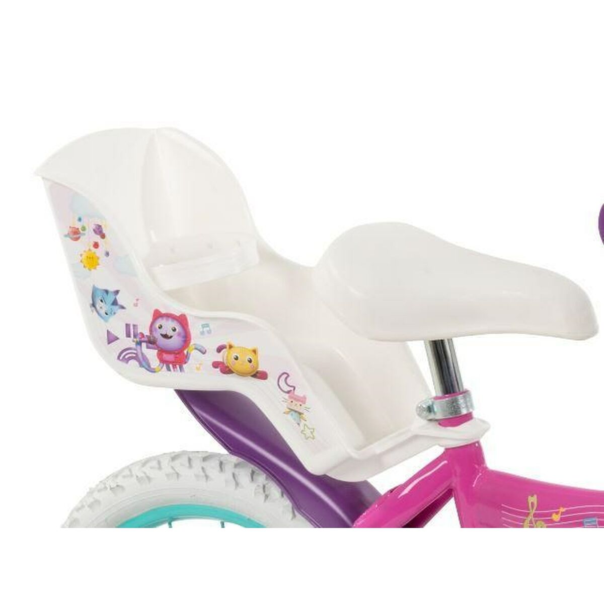 Barncykel Huffy 21973W Vit Rosa - 5