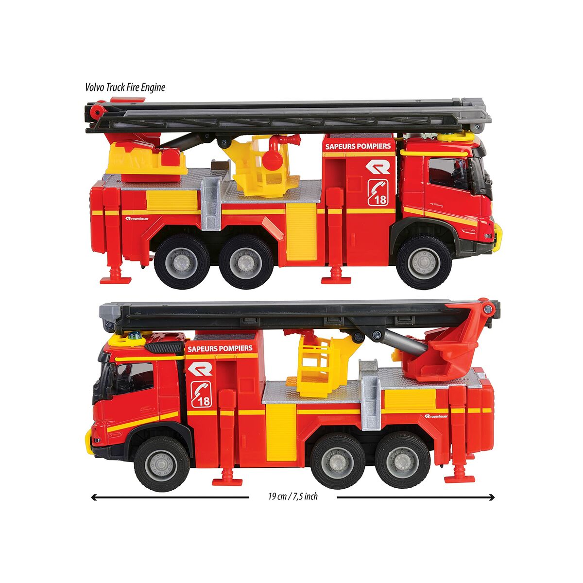 Brandbil Majorette Röd - 4