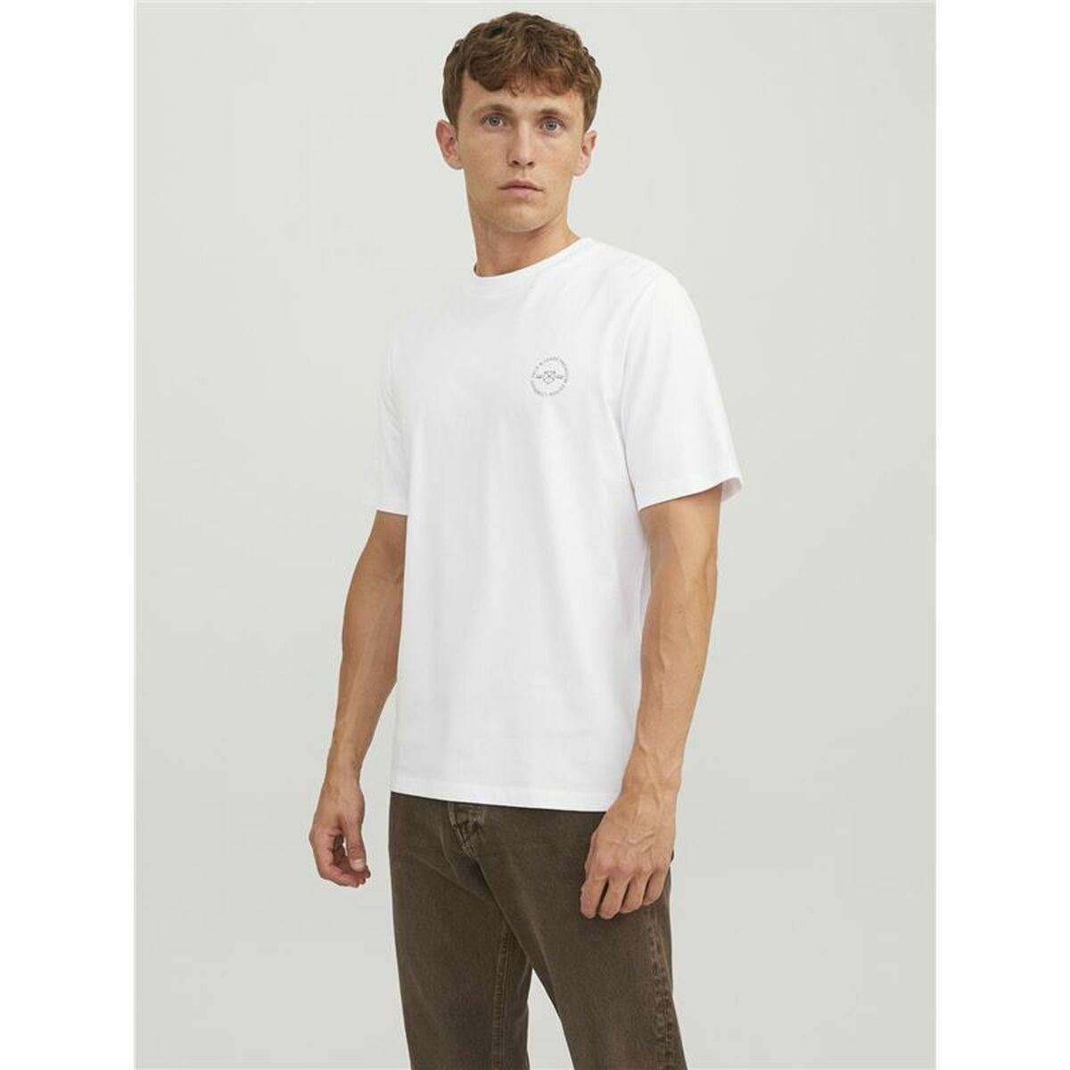 T-shirt med kortärm Herr Jack & Jones lushield Vit Män - 2