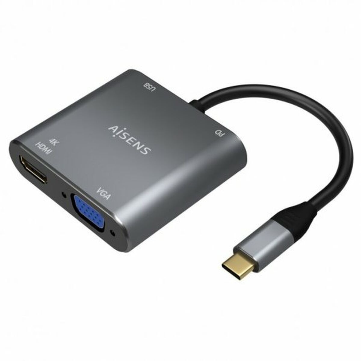 USB-C till VGA/HDMI Adapter Aisens A109-0626