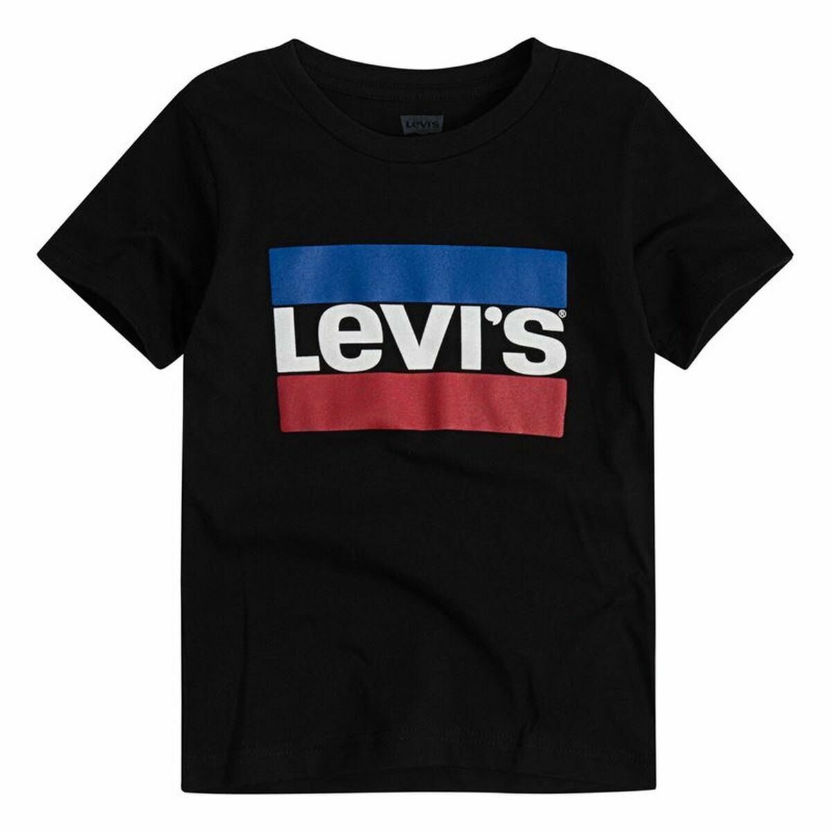 T-shirt med kortärm Herr Levi's Logo Jr  Svart - 4