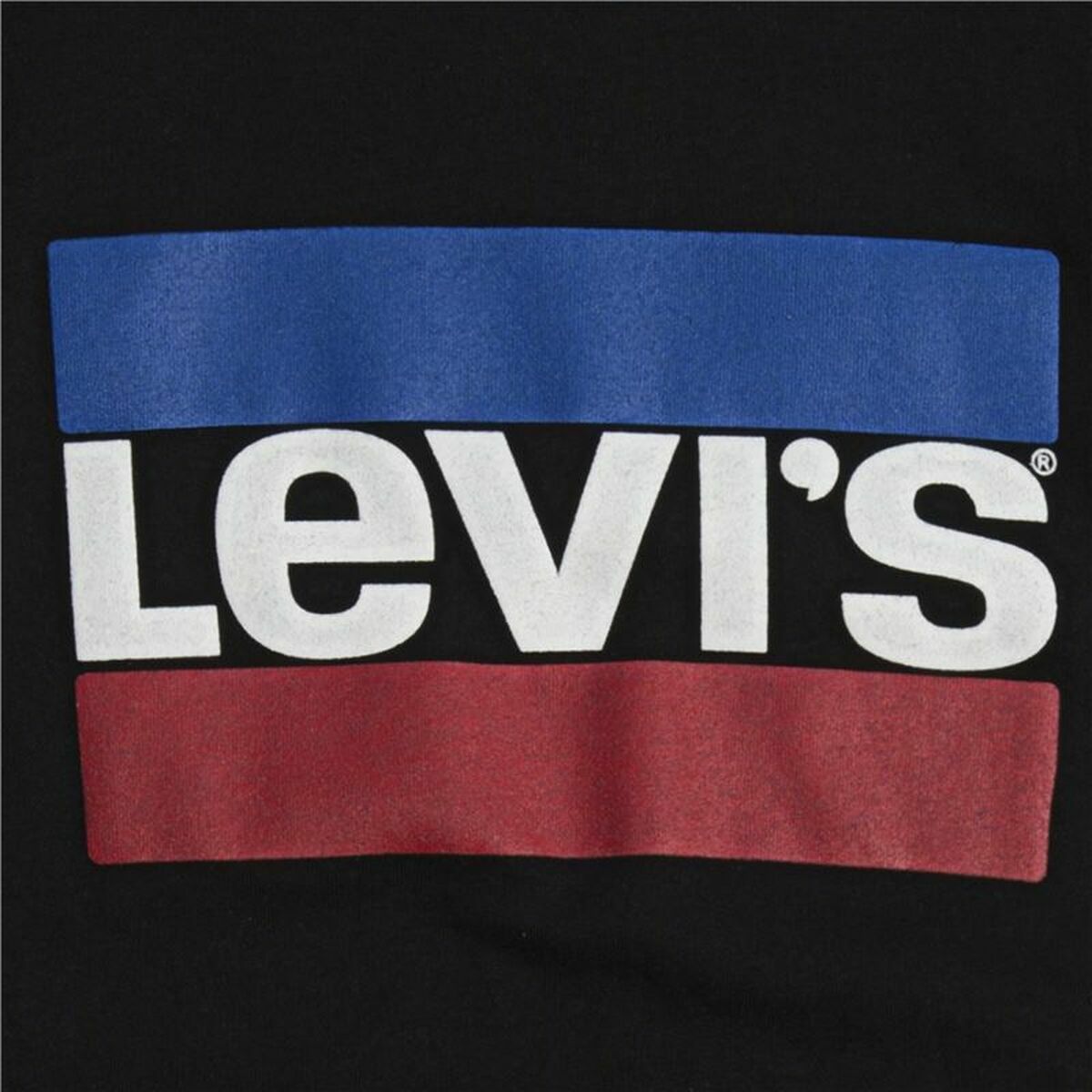 T-shirt med kortärm Herr Levi's Logo Jr  Svart - 3