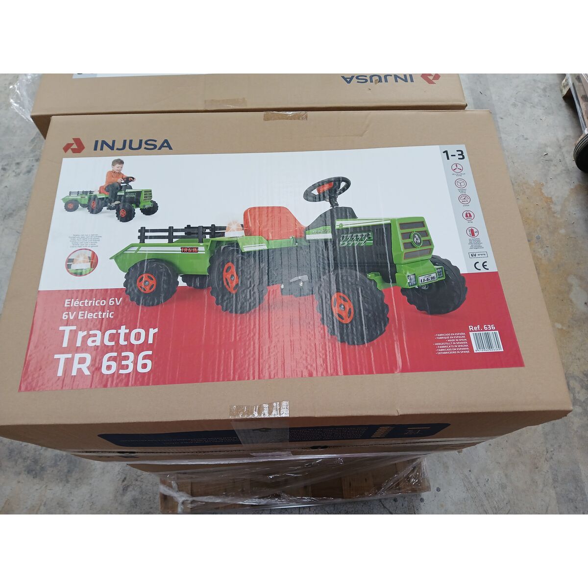Traktor Injusa Basic 6V (136 x 52 x 50 cm) - 3