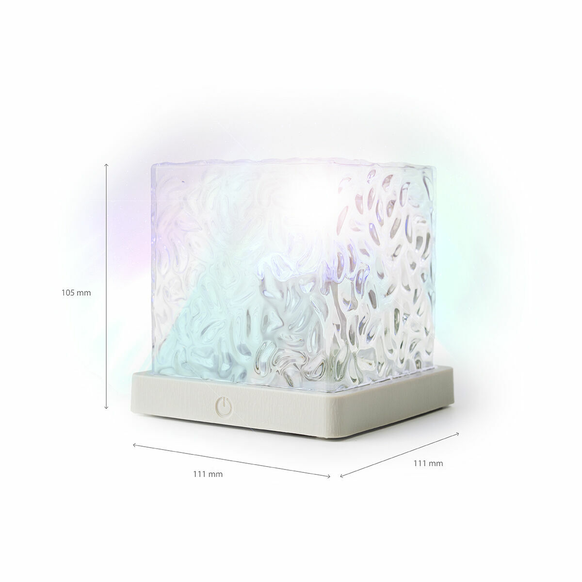 Uppladdningsbar LED-norrskensprojektor InnovaGoods RECHARGEABLE WATER RIPPLE LAMP (Renoverade A) - 8