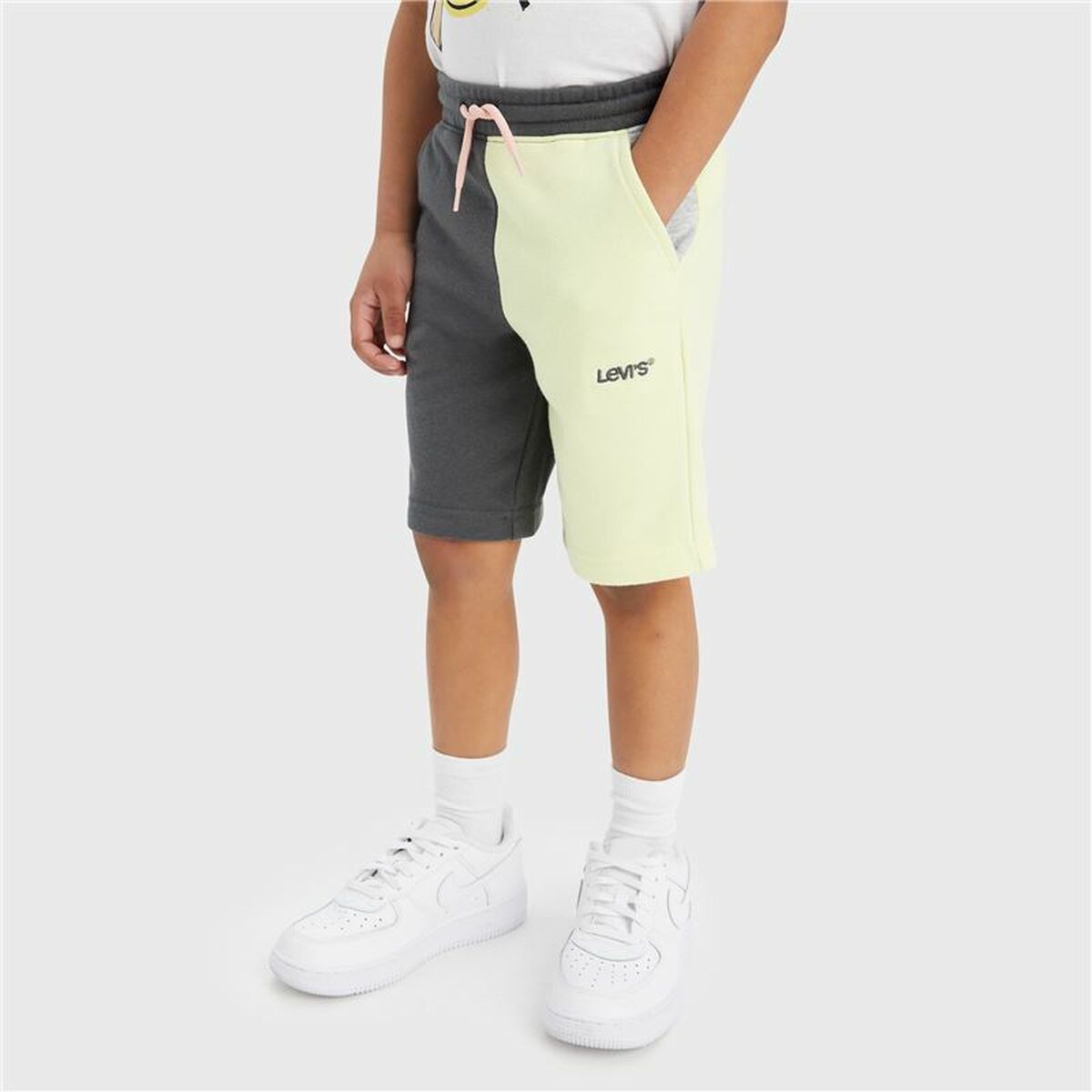 Sportshorts för barn Levi's French Terr 63392 Dvobarvna Svart - 5