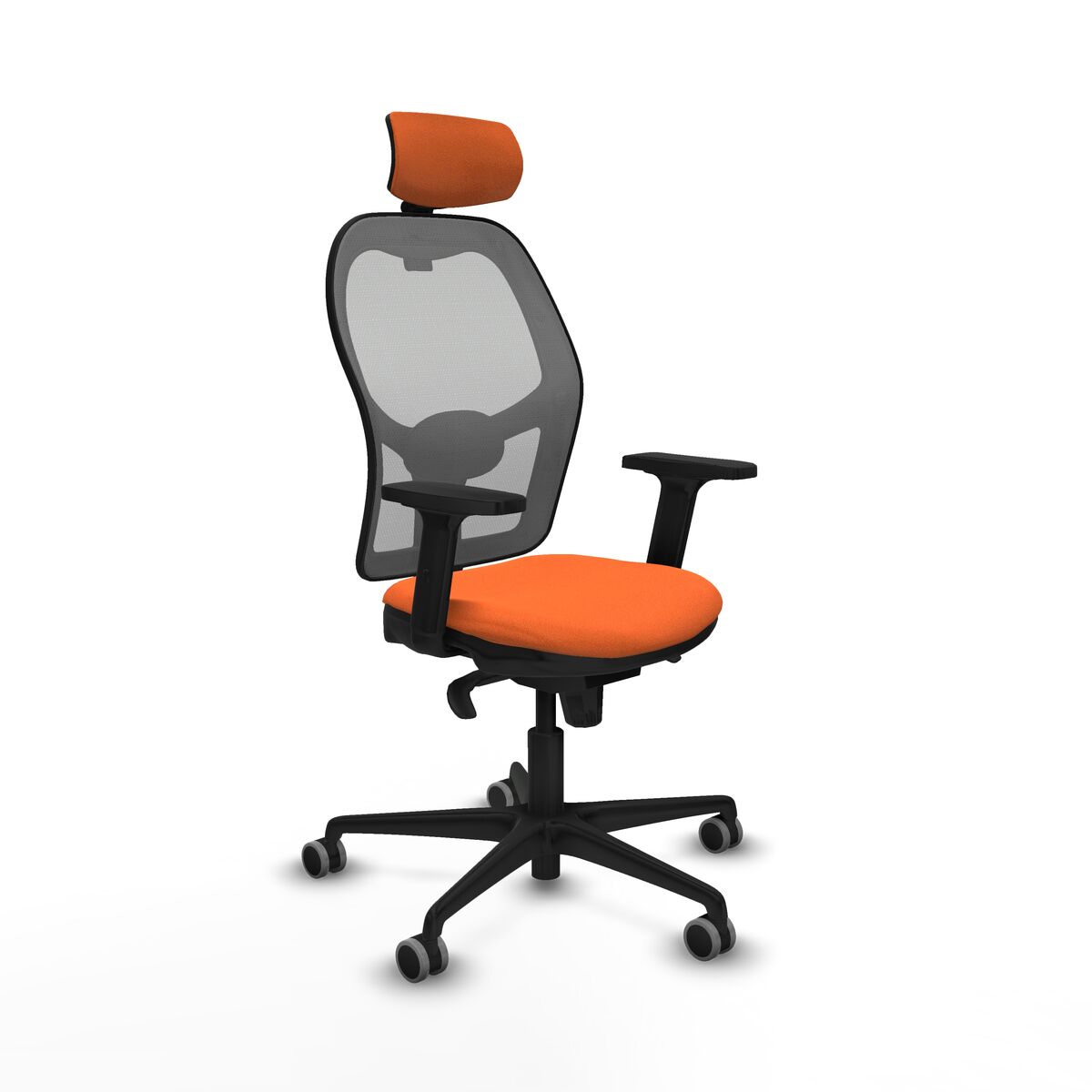 Kontorsstol med nackstöd Jorquera Piqueras y Crespo 2D036G2 Orange