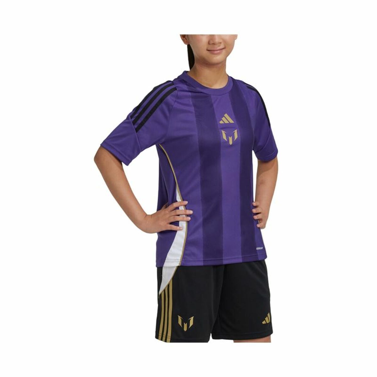 Fotbollströja Adidas Messi Training Purpur - 3