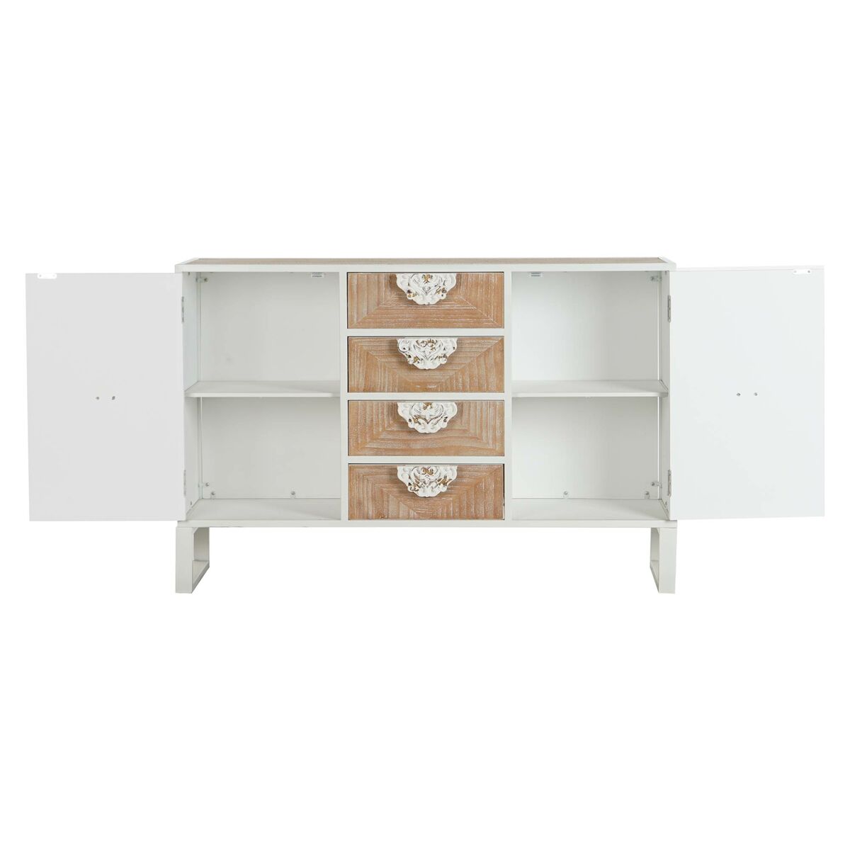 Skänk DKD Home Decor Gran Metall Vit 120 x 35 x 80 cm - 8