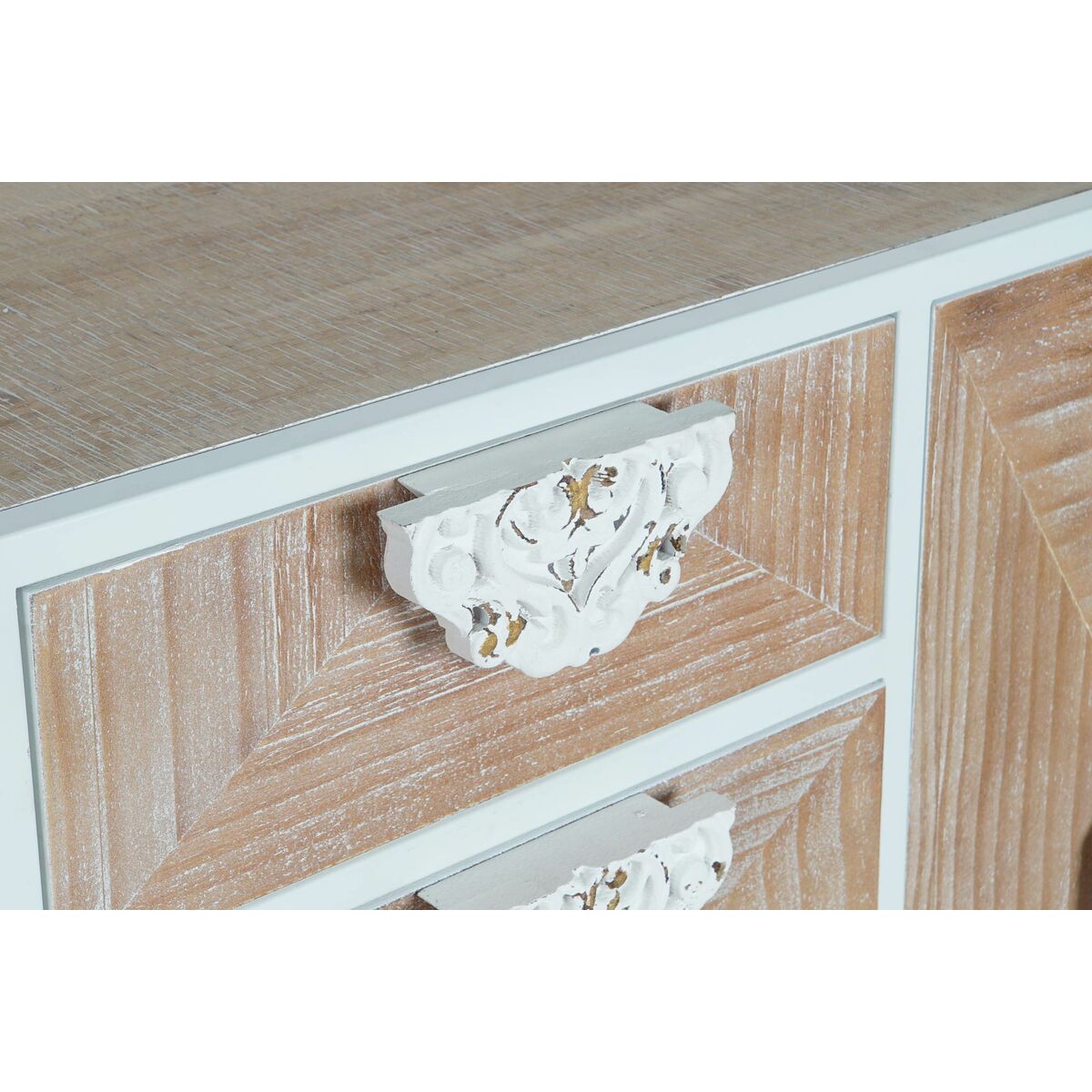 Skänk DKD Home Decor Gran Metall Vit 120 x 35 x 80 cm - 6